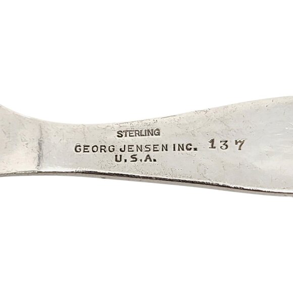 Georg Jensen Inc USA 136 Sterling Silver Pastry Cake Pie Server #14717 - Picture 9 of 10